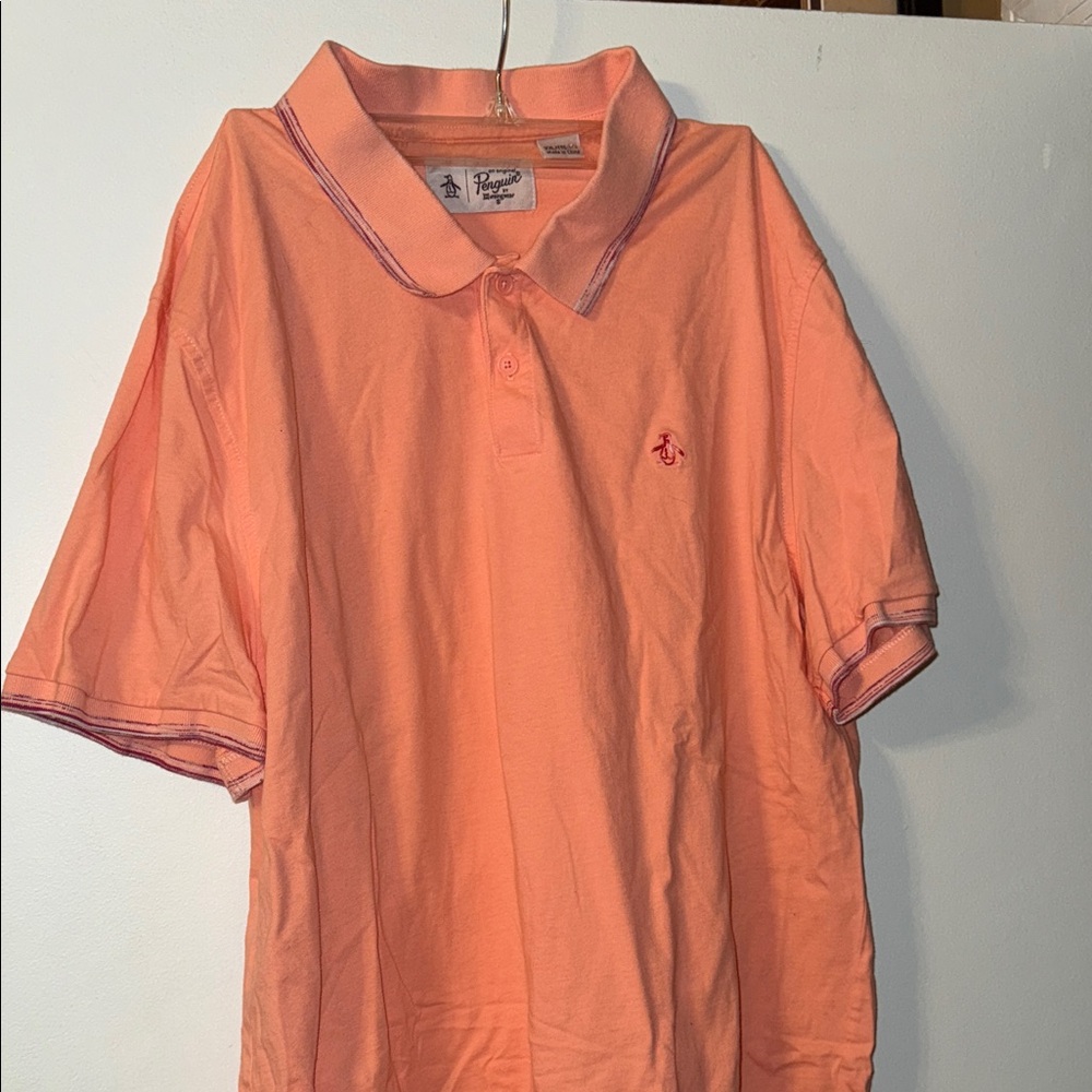 Original Penguin Men's Coral Polo Shirt